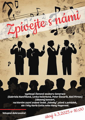 Akce pro seniory: Zpívejte s námi 
