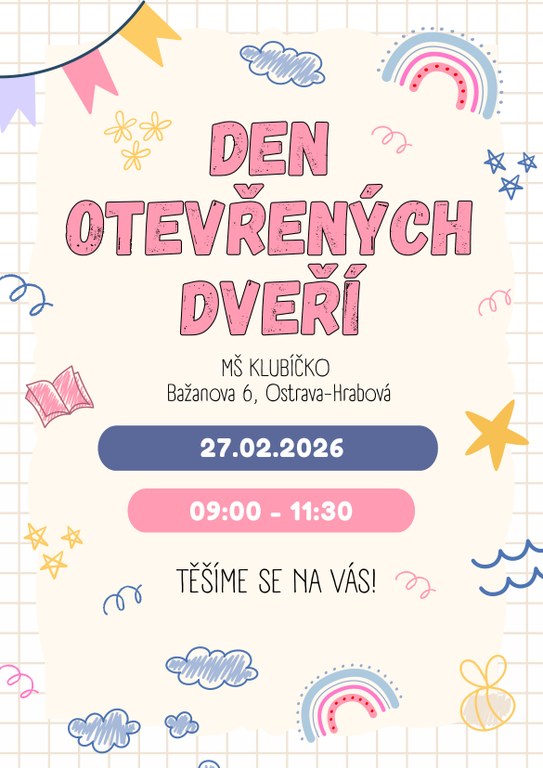 DEN OTEVŘENÝCH DVEŘÍ V MŠ KLUBÍČKO 