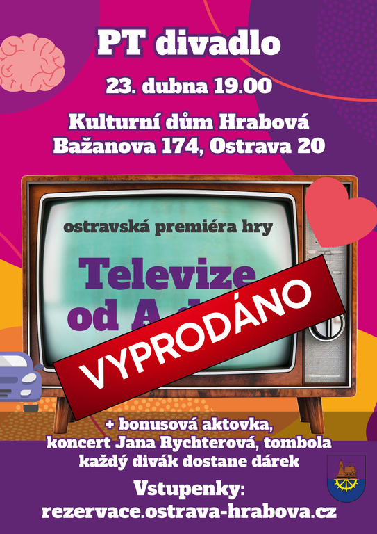 DIVADELNÍ PŘEDSTAVENÍ TELEVIZE OD A DO Z VYPRODÁNO. VOLNÁ JSOU JEN MÍSTA NA PŘÍSTAVCÍCH.