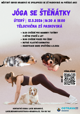 JEDINEČNÁ JÓGA SE ŠTĚŇÁTKY 