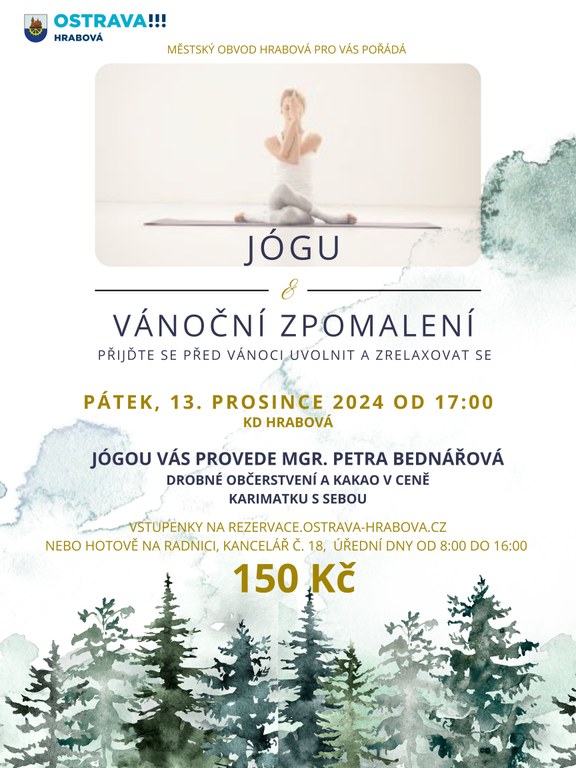 JÓGA A VÁNOČNÍ ZPOMALENÍ 
