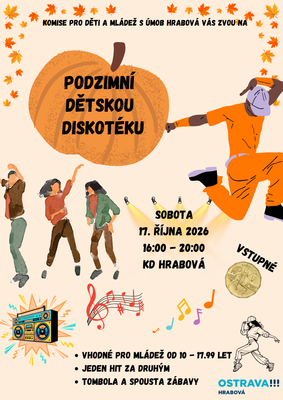 PODZIMNÍ DĚTSKÁ DISKOTÉKA 