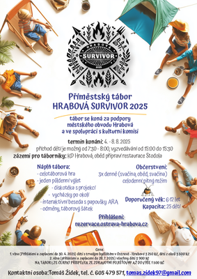 PŘÍMĚSTSKÝ TÁBOR SURVIVOR HRABOVÁ 