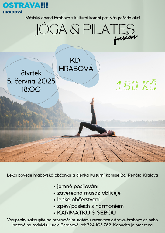 PŘIPOMÍNÁME – LEKCE JÓGY UŽ BRZY!