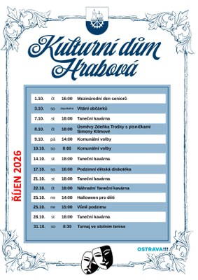 ŘÍJEN V KULTURNÍM DOMĚ HRABOVÁ