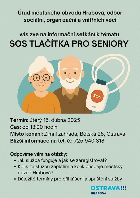 SEZNAMTE SE S NOVÝM PROJEKTEM NA SOS TLAČÍTKA PRO SENIORY 