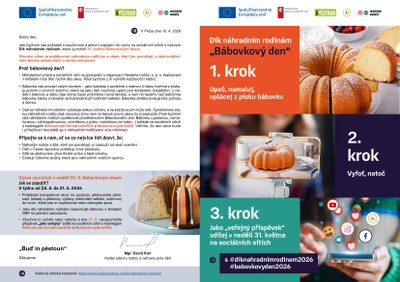  UPEČTE SYMBOLICKY BÁBOVKU JAKO PODĚKOVÁNÍ PĚSTOUNŮM A VŠEM NÁHRADNÍM RODINÁM  