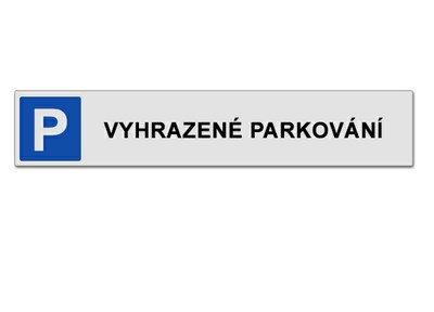 Výzva k odstranění vyhrazených míst pro parkování na Šídlovci a u domu na ul. Jestřábského