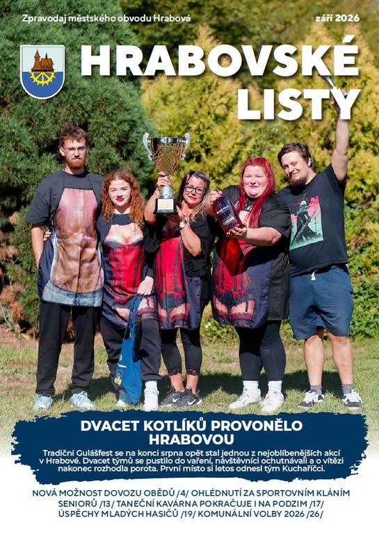 ZÁŘIJOVÉ HRABOVSKÉ LISTY JSOU  JIŽ ONLINE 